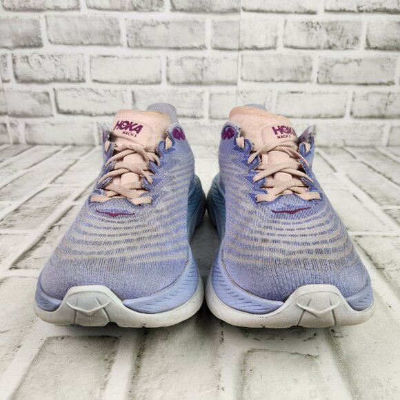 Hoka One One Mach 5 Women's Sz 8.5 B Purple Blue Train Gym Athletic Running Shoe - Picture 2 of 10